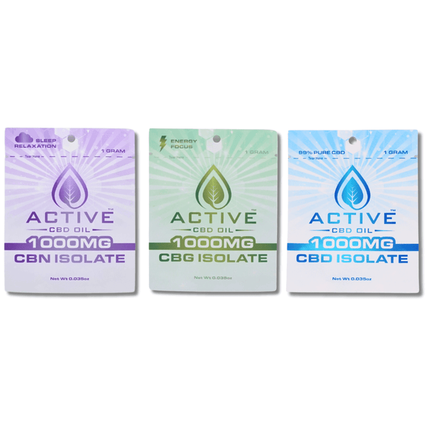 Isolate Bundle: CBD, CBN & CBG - 20% Off Today!