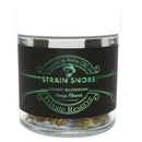 CBD flower strain front label