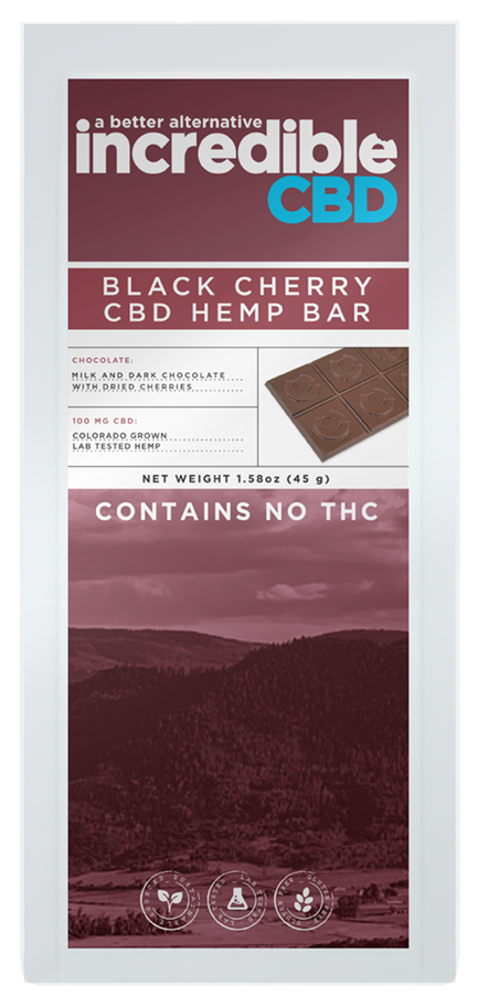 Incredible Black Cherry CBD Bar