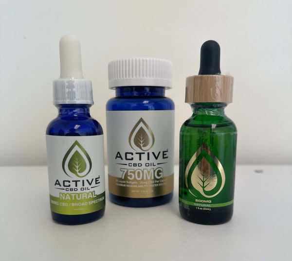 CBD MCT Oil, Water Soluble CBD Oil, and Broad Spectrum Capsules