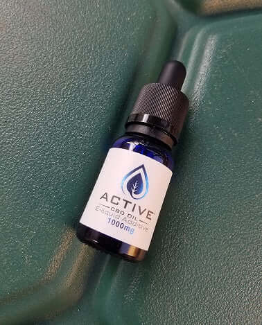 New Active CBD Oil E-Liquid Vape Additive 1000mg Product Review