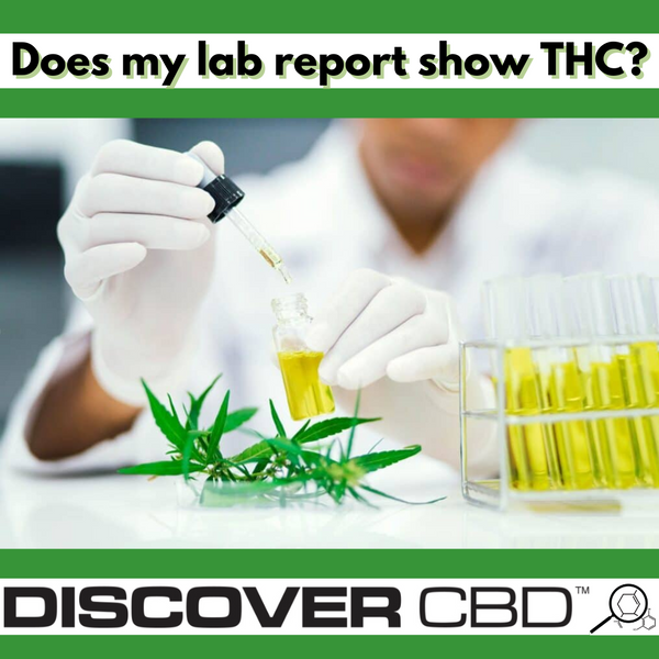 Does my lab report show THC?