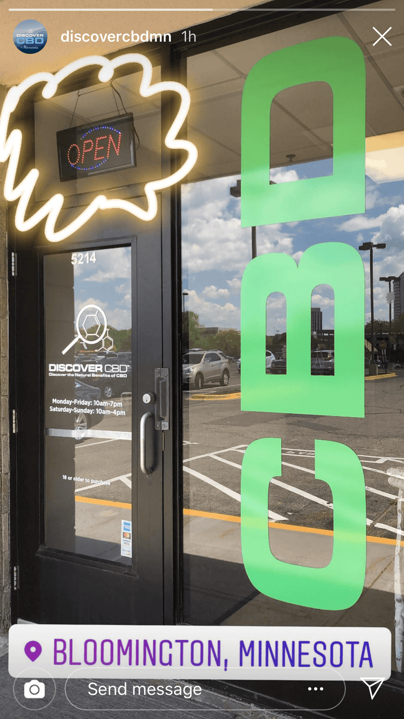 Bloomington, MN Discover CBD Now Open!