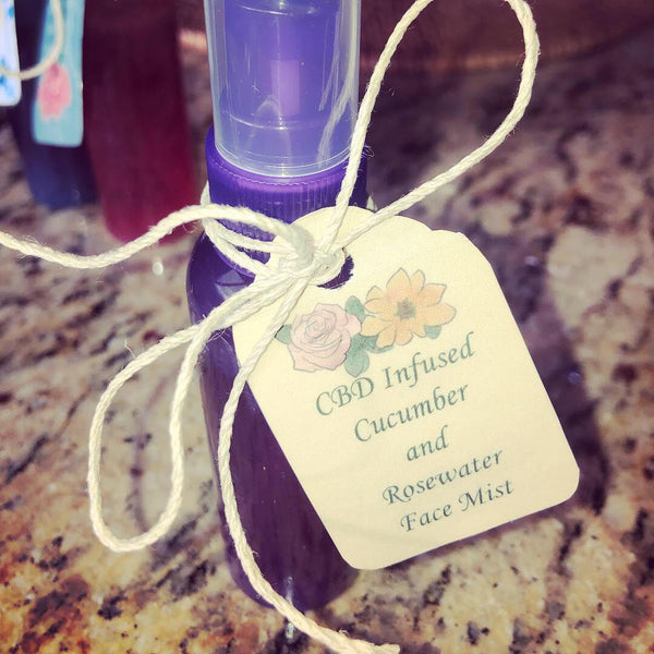 CBD Infused Cucumber and Rosewater Face Mist