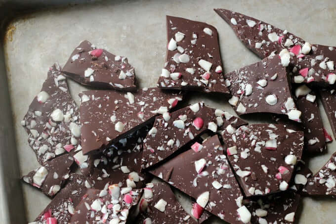 CBD Chocolate Peppermint Bark