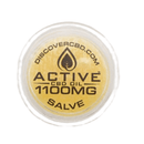 Sample sized travel CBD salve from top