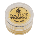 Travel sized CBD salve with word Active CBD 1100mg Salve