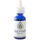 Active CBD oil tincture bottle 300mg CBD in a blue glass dropper bottle for health benefits.