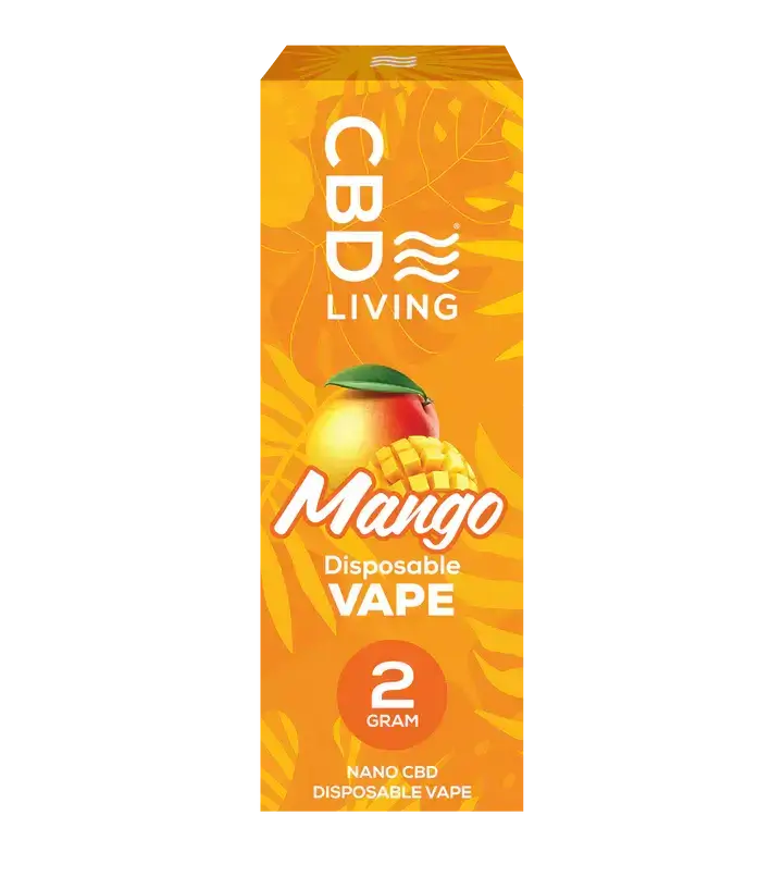 Mango CBD living disposable vape