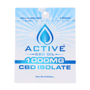 Pure CBD Isolate with blue and white packaging