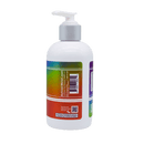 Full Spectrum CBD cream bottle with pump and colorful label