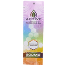 Pure full spectrum CBD oil packaging, 500mg per syringe, designed for maximum cannabinoid effectiveness.