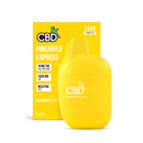 Yellow Full spectrum CBD Disposable vape by CBD FX in pineapple express flavor