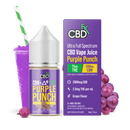 Full Spectrum CBD Vape Juice with CBN and THC flavored purple punch
