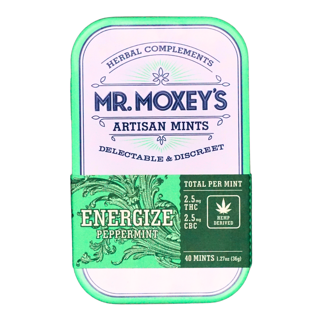 Mr. Moxey's Energize Mints - CBD & THC Mints