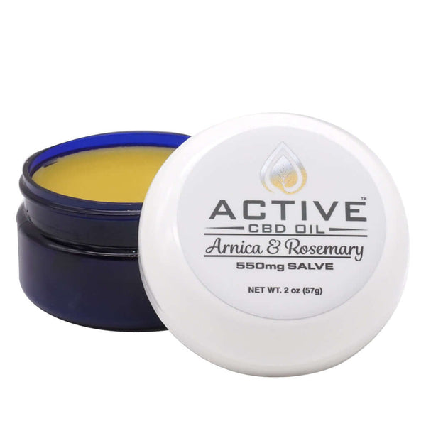 CBD salve with arnica and rosemary