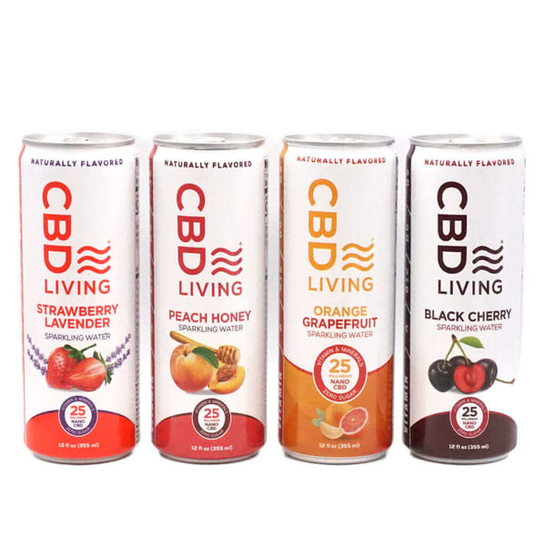 CBD sparkling water all flavors