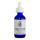 Active CBD Oil Tincture 1250mg in blue bottle, perfect for natural wellness and relaxation.
