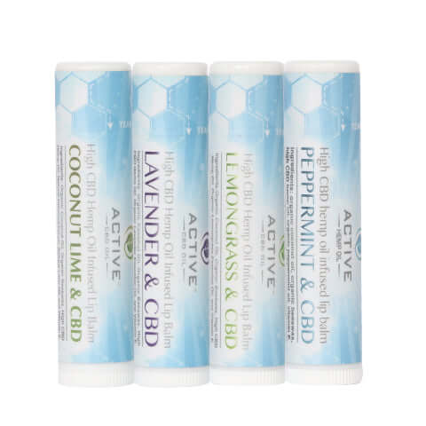 CBD lip balm group