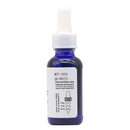 Blue dropper bottle of Pet CBD oil tincture for dogs, THC-free, vegan formula for pet wellness.