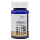 Side of CBD capsule bottle