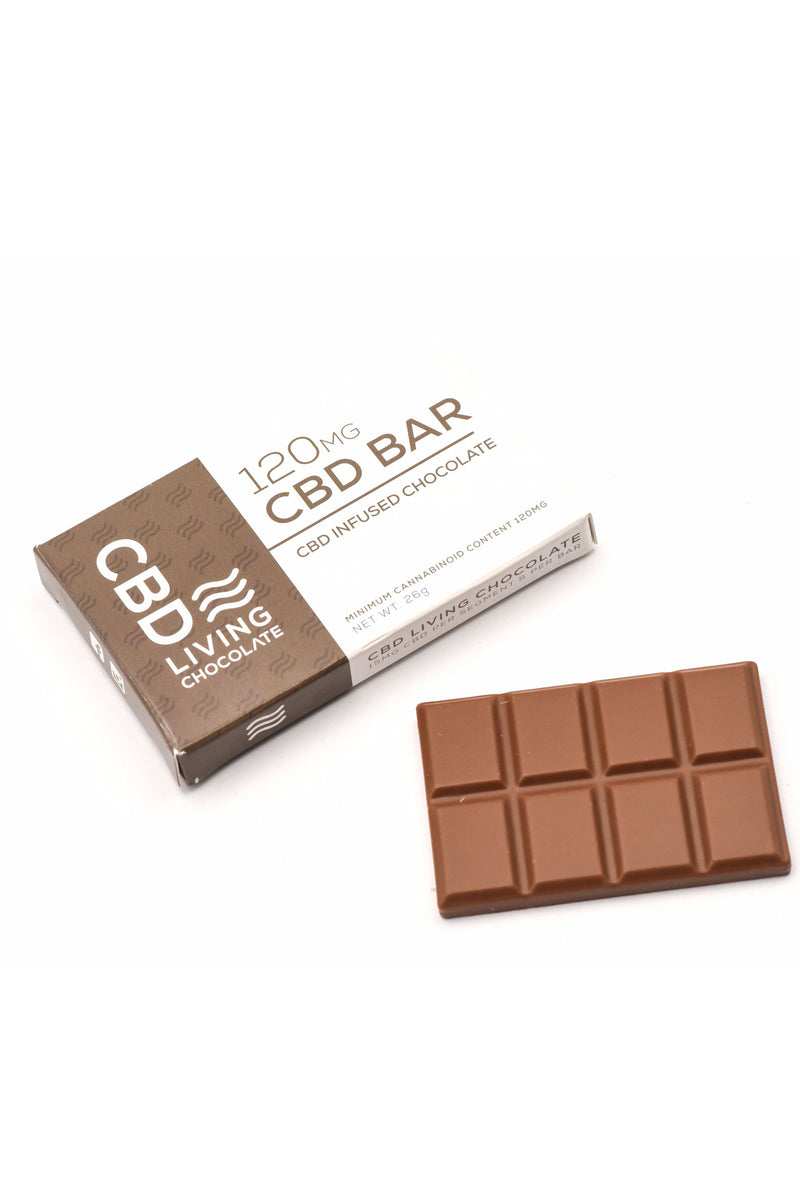 cbd chocolate bar with box