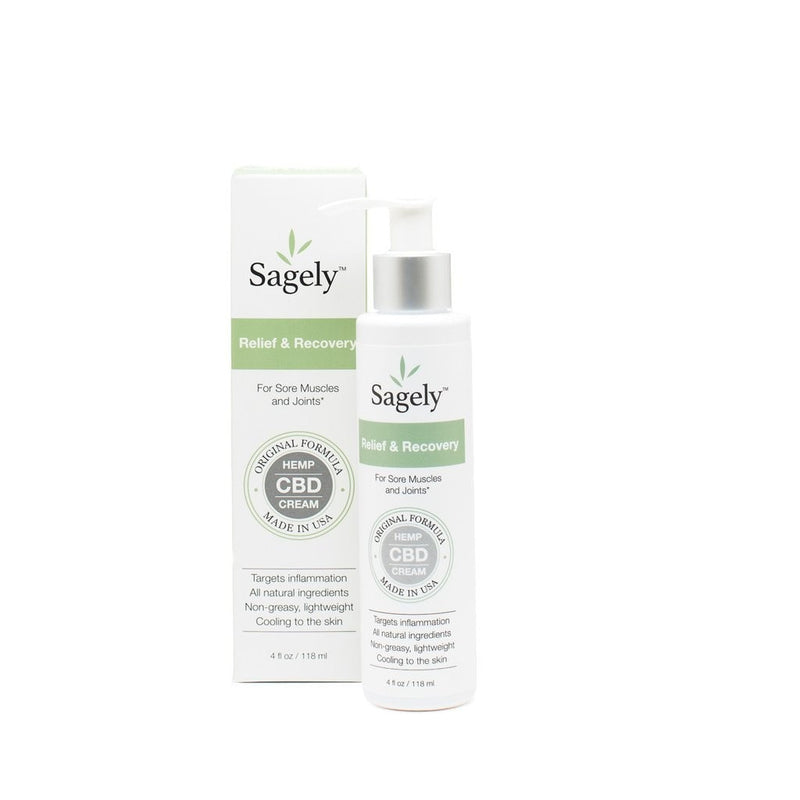 Sagely Naturals CBD infused Relief and Recovery Cream - 4oz - DiscoverCBD.com - 5